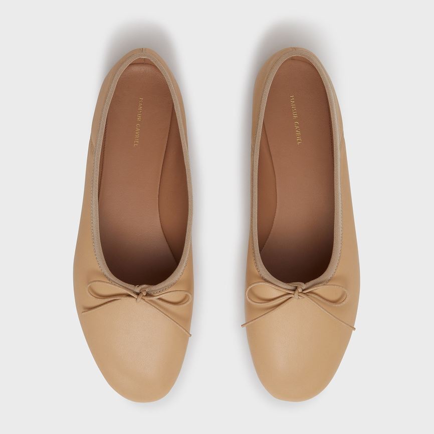 Women's Mansur Gavriel Dream Ballerina Ballet Flats Beige | AU 0486YQ